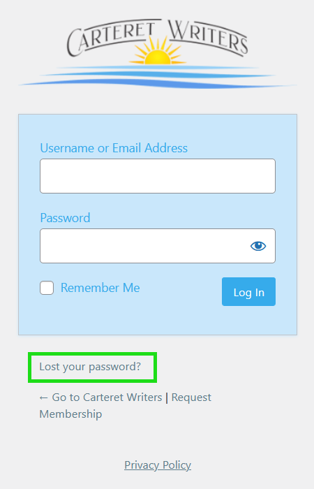 Login Screen