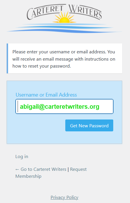 Enter Email
